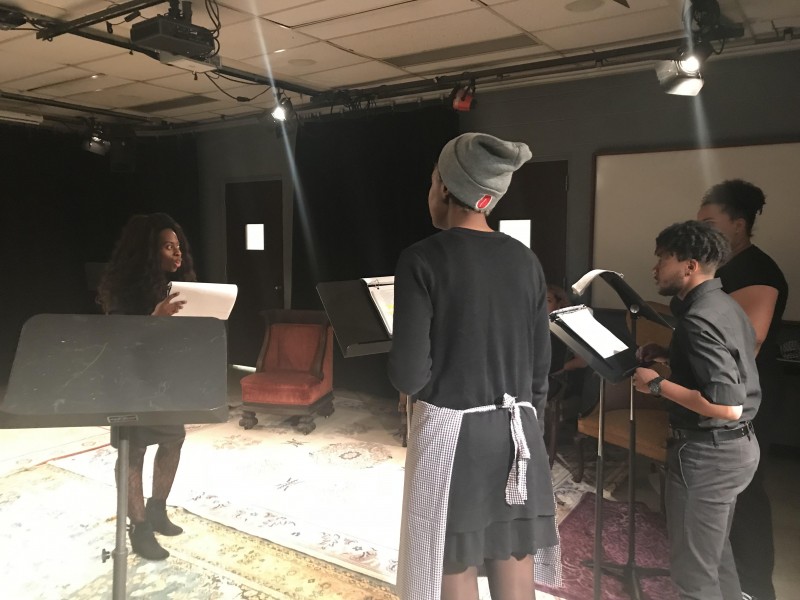 L-R, Lillian C. Brown as Matilda; Jami Jackson as Sue Jones; Michael E. Martin as Bossie; Cheyanne Tutt as Liza Twiggs