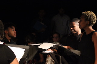 (L-R) Michael E. Martin, Tony A. White, and Jami Jackson; photo by Bradford Douglas